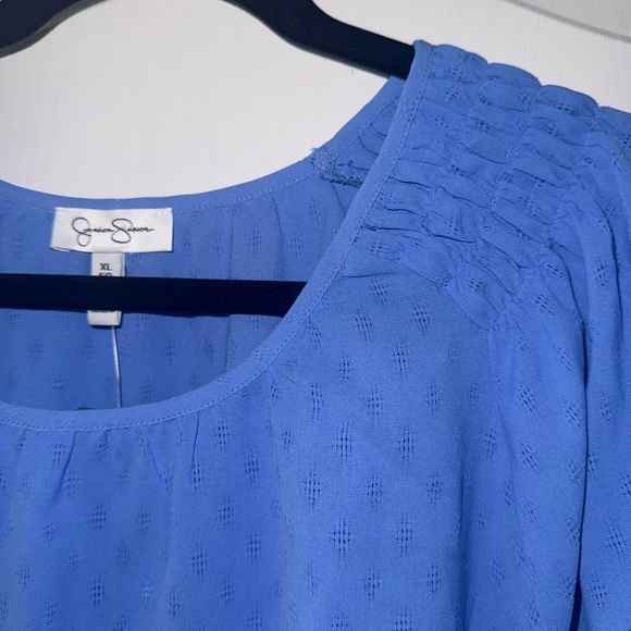 Jessica Simpson Light Blue Blouse Size XL - Picture 11 of 12